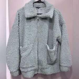 Wild Fable Cozy Sherpa Zip-Up Jacket